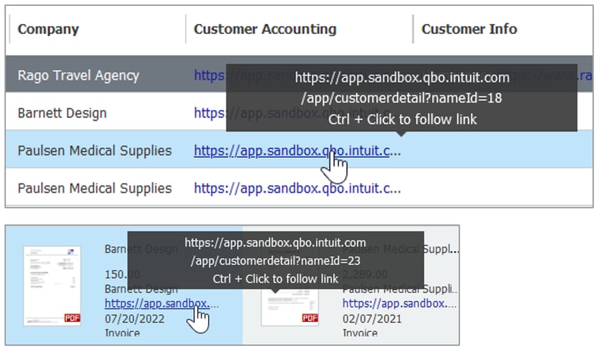 Einfach in Drittanwendungen springen